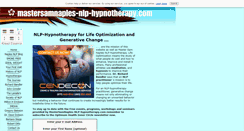 Desktop Screenshot of mastersamnaples-nlp-hypnotherapy.com